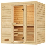 WEKA Massivholzsauna &raquo;VALIDA 2&laquo;, 6 Personen, inkl. 5,4 kW Ofen mit integrierter