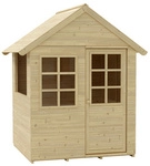 Westmann Spielhaus &raquo;Holla&laquo;, BxHxT: 121 x 140 x 97,5 cm, Kiefern- und Fichtenholz,