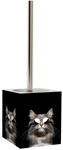 Sanilo WC-B&uuml;rste &raquo;Cool Cat&laquo;, H 37 cm, Schwarz, Rechteckig
