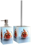 Sanilo WC-B&uuml;rste &raquo;Goldfisch&laquo;, H 37 cm, Orange, Rechteckig