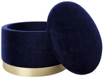 PHOENIX Sitzpouf &raquo;SUE&laquo;, BxHxL: 55 x 35 x 550 cm, bis max. 80 kg - blau