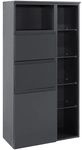 HELD M&Ouml;BEL Midischrank &raquo;Cardiff&laquo;, BxHxT: 65 x 130 x 35 cm - grau