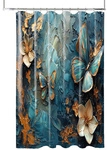 Sanilo Duschvorhang &raquo;Mariposa&laquo;, 180 x 200 cm , Blau
