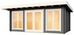 LASITA MAJA Gartenhaus &raquo;Dorset&laquo;, BxHxT: 540 x 238,95 x 360 cm (Au&szlig;enma&szlig;...