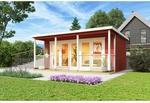LASITA MAJA Blockbohlenhaus &raquo;Liverpool&laquo;, BxHxT: 580 x 239,4 x 430 cm...