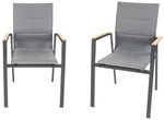 BELLAVISTA Stapelstuhl &raquo;Newport&laquo;, BxTxH: 56 x 60,50 cm x 90 cm, 2er Set - schwarz