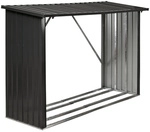 FLORAWORLD Kaminholzregal, BxHxL: 163 x 142 x 89 cm, anthrazit - grau