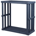 Westmann Kaminholzregal &raquo;Harald&laquo;, BxHxT: 108 x 106 x 52 cm, Kiefernholz - grau