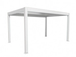 BIOHORT Pergola &raquo;Gr. 4x3&laquo;, BxHxT: 460 x 264 x 312 cm, wei&szlig;/silber-metallic -
