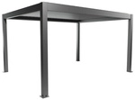 BIOHORT Pergola &raquo;Gr. 4,5 x 3&laquo;, BxHxT: 460x 367,5x 264 cm, quarzgrau-metallic