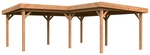 PALMAKO Pavillon &raquo;Lenna&laquo;, BxHxT: 588 x 245 x 588 cm, Braun