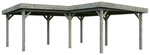 PALMAKO Pavillon &raquo;Lenna&laquo;, BxHxT: 588 x 245 x 588 cm, Grau