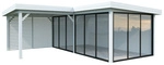 PALMAKO Pavillon &raquo;Lenna&laquo;, Aufstellma&szlig;e BxTxH: 628 x 628 x 245 cm, lackiert,...