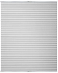 Lichtblick Plissee, &lrm;Klemmfix, verspannt, 95x130 cm, wei&szlig; - weiss