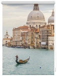 Lichtblick Rollo, &lrm;&lrm;Klemmfix, 80x150 cm&lrm;, Venedig Canal Grande, blau