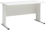 SCHILDMEYER Schreibtisch, BxH: 140 x 74,2 cm - weiss