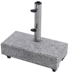DOPPLER balkonsockel, Granit, BxHxL: 32 x 11 x 45 - grau