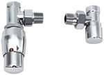 XIMAX Thermostat-Set &raquo;Royal&laquo;, BxHxL: 25 x 65 x 125 mm, chromfarben -...