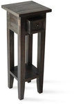 INTERIA Home & Living Beistelltisch &raquo;PADEA&laquo;, BxHxL: 25 x 67 x 25 cm - braun