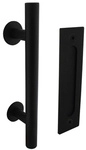 Intersteel Schiebet&uuml;rgriff, schwarz, Stahl