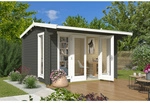 LASITA MAJA Gartenhaus &raquo;Jubilee&laquo;, BxHxT: 370 x 245,1 x 412,5 cm, (Au&szlig;enma&szlig;...