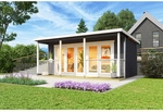 LASITA MAJA Blockbohlenhaus &raquo;Liverpool&laquo;, BxHxT: 580 x 239,4 x 430 cm...