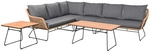 BELLAVISTA Loungeset &raquo;Montreux&laquo;, 5 Sitzpl&auml;tze, Stahl, inkl. Auflagen - braun