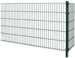 FLORAWORLD Doppelstabmatte, HxLxT: 63 x 251 x 1,7 cm, Stahl, gr&uuml;n - gruen