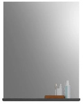 xonox.home Spiegel, BxHxT: 60 x 79 x 18 cm, rechteckig - silberfarben