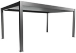 BIOHORT Pergola &raquo;Gr. 5,5 x 3&laquo;, BxHxT: 552,5x 367,5x 264 cm, quarzgrau-metallic