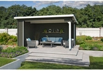 LASITA MAJA Gartenhaus &raquo;Columbus&laquo;, BxHxT: 465 x 245,1 x 349 cm (Au&szlig;enma&szlig;...