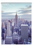 Lichtblick Rollo, &lrm;&lrm;Klemmfix, 120x150 cm&lrm;, New York, blau