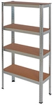 pro-bau-tec&reg; Schwerlastregal &raquo;Basis&laquo;, HxBxT: 150 x 75 x 30 cm, max....