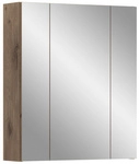 Badezimmerschrank, BxHxT: 60 x 70 x 18 cm - braun