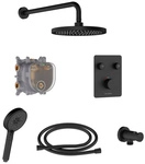 Chris Bergen Duschsystem Unterputz &bdquo;Aquatronic", schwarz matt