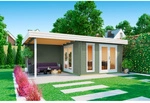 LASITA MAJA Blockbohlenhaus &raquo;Anders&laquo;, BxHxT: 6688 x 233,7 x 414,8 cm (Au&szlig;enma&szlig;