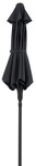 DOPPLER Sonnenschirm, &raquo;Life&laquo;, &Oslash; 180 cm, anthrazit - schwarz