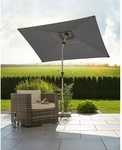 SCHNEIDER SCHIRME Sonnenschirm &raquo;Cordoba&laquo;, BxL: 230 x 150 cm, anthrazit - grau