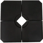 Outsunny Schirmst&auml;nder, hart_polyethylen_hdpe - schwarz