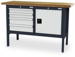 Simplaflex Kastenwerkbank, BxH: 150 x 96 cm, Stahlblech - bunt