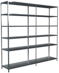 SCHULTE REGALWELT Grundregal mit Anbauregal, HxBxT 230 x 240 x 50 cm, 510 kg...