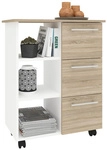 VCM K&uuml;chenwagen &raquo;Esilo&laquo;, BxHxT: 68 x 85 x 38 cm - braun