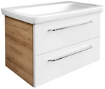 FACKELMANN Waschtischunterschrank &raquo;MILANO&laquo;, BxHxT: 80 x 49,2 x 47,6 cm - weiss