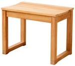 Hocker &raquo;Vega&laquo;, (BxHxL): 55 X 43 X 40 cm, Teak - braun