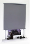 LIEDECO Seitenzug-Rollo, dunkelgrau, Polyester