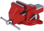 CONNEX Schraubstock, Sph&auml;rostahlguss - rot
