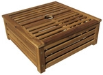 GARDEN PLEASURE Schirmst&auml;nder Verkleidung &raquo;Taylor&laquo;, natur, BxHxL: 58 x 23 x...