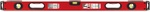 CONNEX Wasserwaage, Profi, Rot, LxBxH: 100 x 5,2 x 2,1 cm