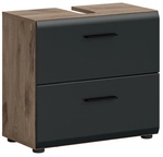 Badezimmerschrank, BxHxT: 60 x 54 x 60 cm - braun