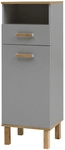 SCHILDMEYER Highboard, BxH: 40,4 x 114,5 cm - grau